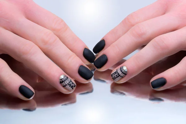 Matt Manicure Pattern — Stock Photo, Image