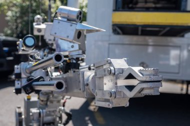 Polis robot bomba kadrosu birimi tarafından kullanılan.