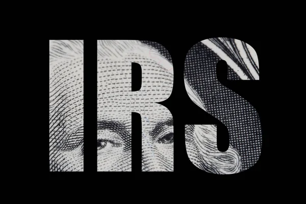 Bir dolarlık banknot makro üzerinde gelir Servisi (IRS).