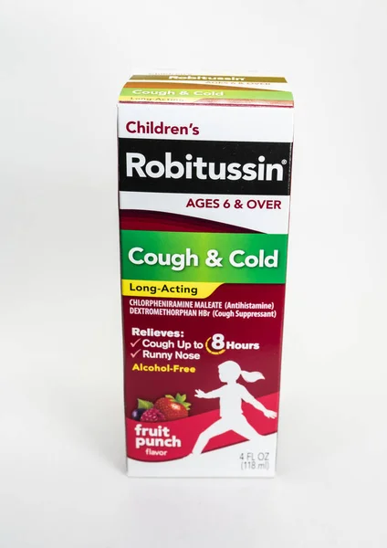 Portland Usa Septiembre 2018 Medicamentos Contra Tos Robitussin Para Niños —  Fotos de Stock