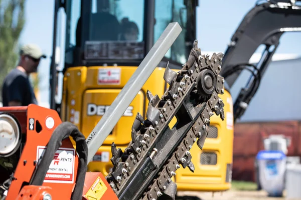 Hillsboro Usa Julho 2018 Aluguel Equipamentos Industriais Exibição Feira Condado — Fotografia de Stock