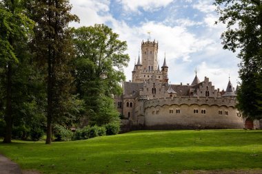 Marienburg Kalesi - Saxony, Almanya'Gotik revival Kalesi.