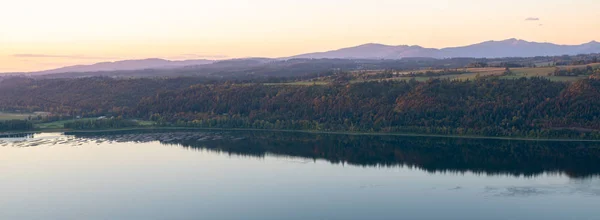 Columbia River Schlucht Bei Sonnenuntergang Herbst — Stockfoto