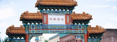 Portland, ya da / Amerika Birleşik Devletleri - 22 Haziran 2018: chinatown için giriş.