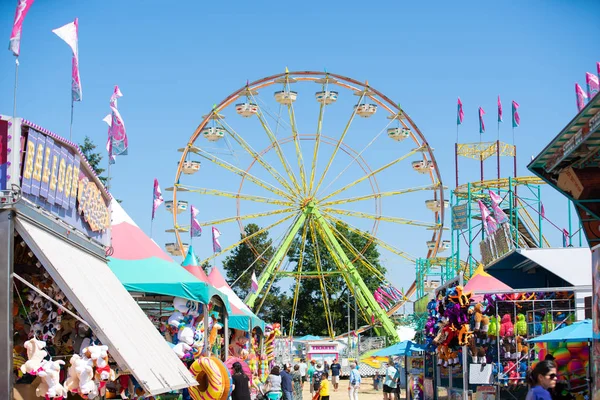 Hillsboro Usa July 2018 Ferris Wheel Washington County Fair — Stock Photo, Image