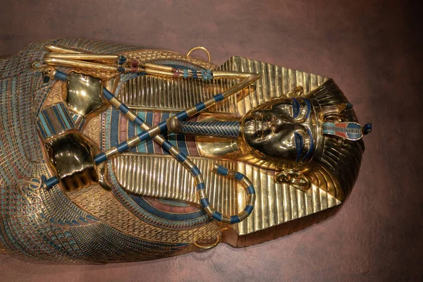 Portland Oder Usa November 2018 Sarkophag Des Ägyptischen Pharaos Museum — Stockfoto