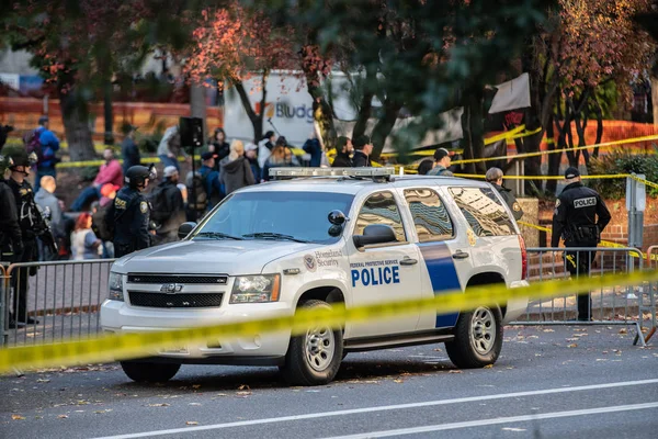 Portland Lub Usa Listopada 2018 Samochód Policyjny Bezpieczeństwa Ojczyzny Patriota — Zdjęcie stockowe