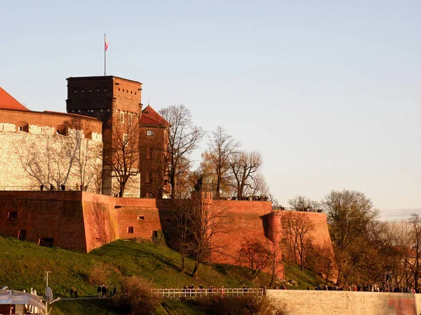 Hrad Wawel Krakova Polsku — Stock fotografie