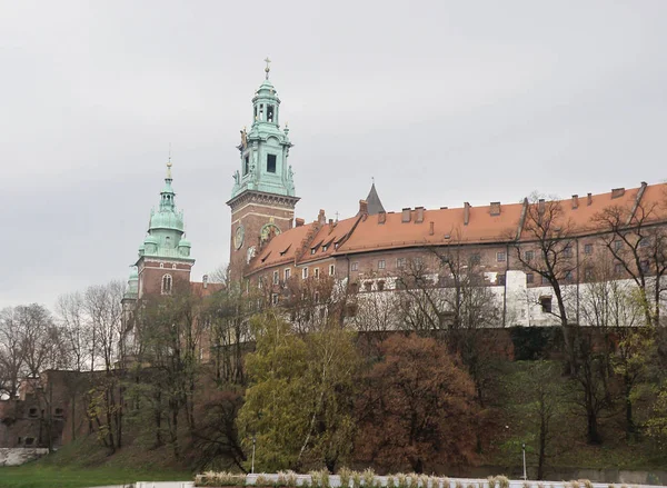 Kasteel Van Wawel Krakau Polen — Stockfoto