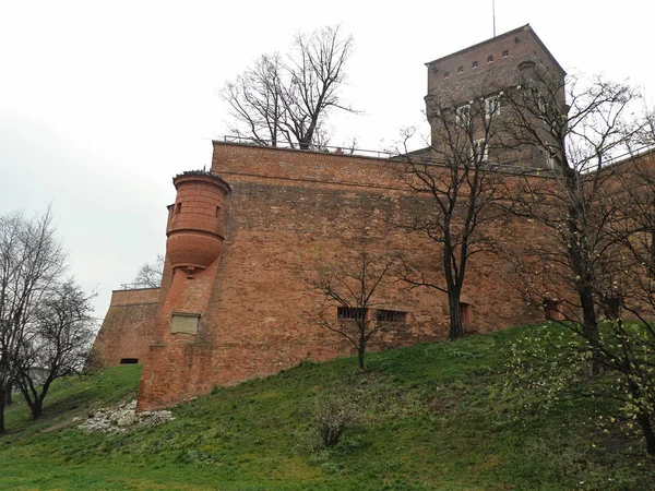 Κάστρο Wawel Κρακοβία Στην Πολωνία — Φωτογραφία Αρχείου