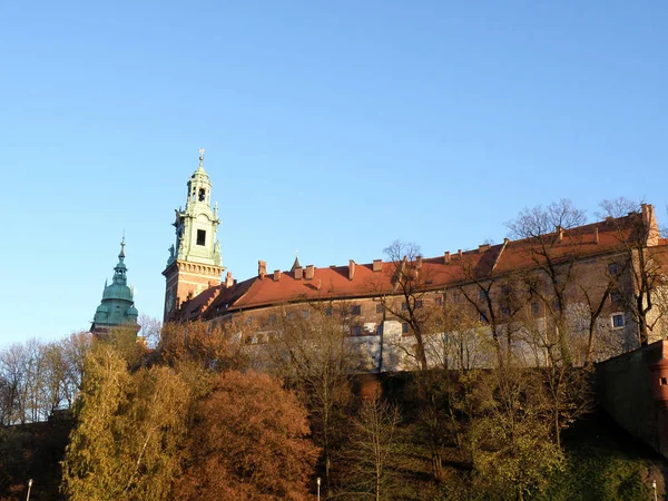 Castillo Cracovia Wawel Polonia — Foto de Stock