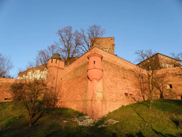 Kasteel Van Wawel Krakau Polen — Stockfoto