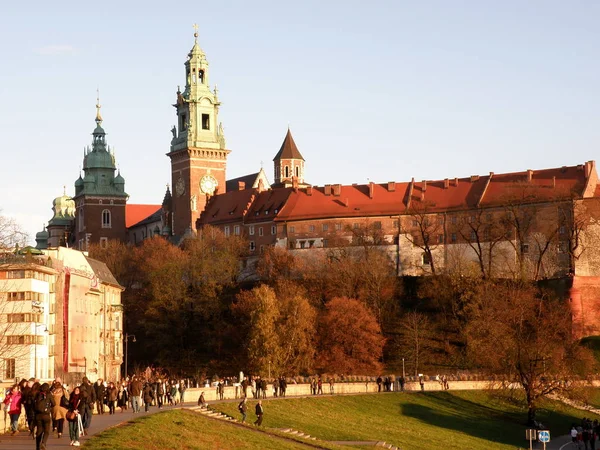 Kasteel Van Wawel Krakau Polen — Stockfoto