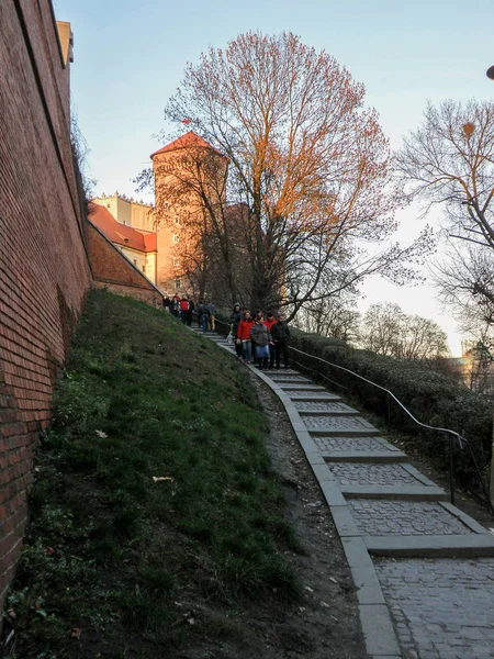 Kasteel Van Wawel Krakau Polen — Stockfoto