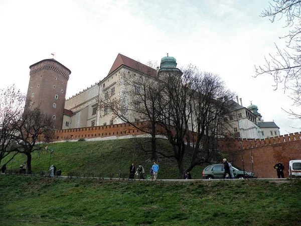 Castelo Wawel Cracóvia Polónia — Fotografia de Stock