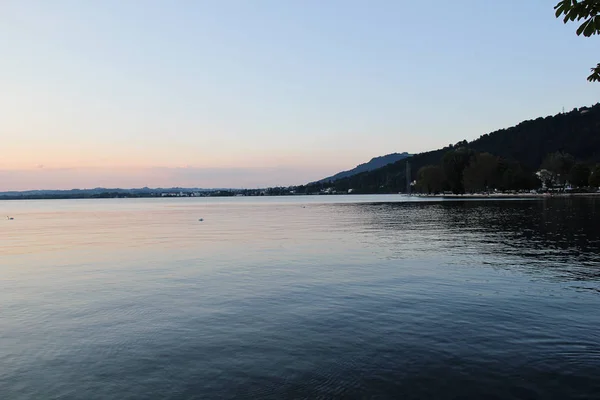 Jezioro Bodeńskie Mieście Bregencja Austria — Zdjęcie stockowe
