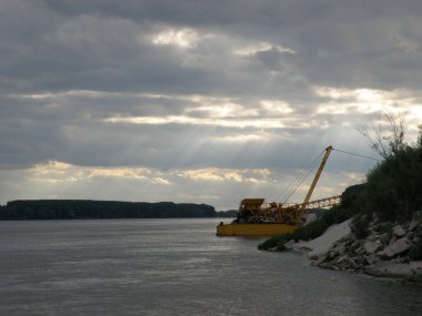 Göl çalışma Ekskavatör