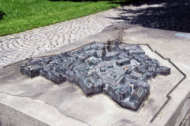 Lindau Adası minyatür şehir modeli Almanya