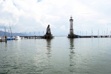 Lindau bağlantı noktası deniz feneri Bodensee, Almanya ile