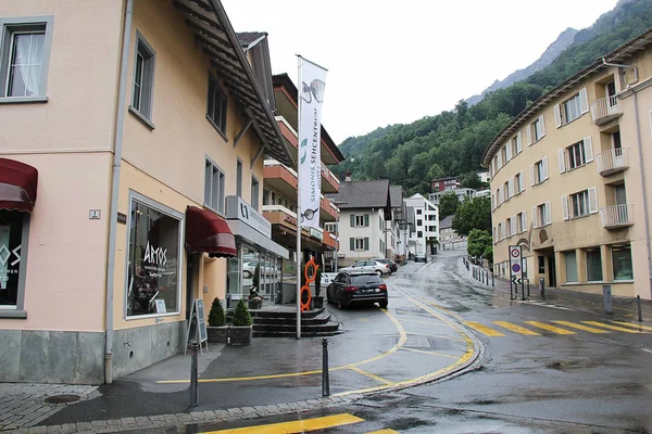 Vaduz Liechtenstein 2016 Straten Vaduz Liechtenstein — Stockfoto