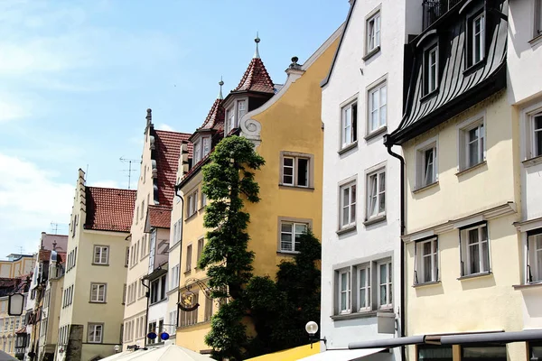 Bodensee 德国的老城街道 — 图库照片