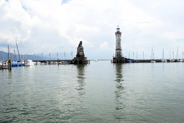 Lindau bağlantı noktası deniz feneri Bodensee, Almanya ile