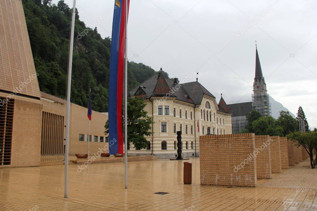 House of Parliament in Vaduz, Liechtenstein