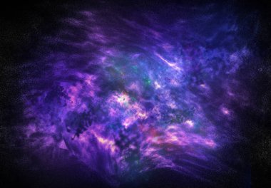 Soyut Univers nebulada