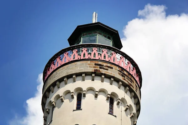 Belo Farol Lindau Bodensee Alemanha — Fotografia de Stock