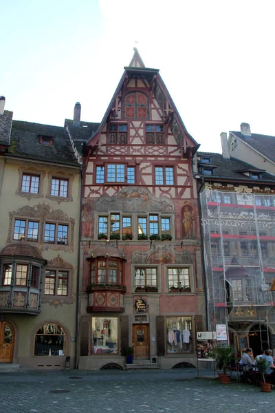 Calles Stein Rhein Con Frescos —  Fotos de Stock