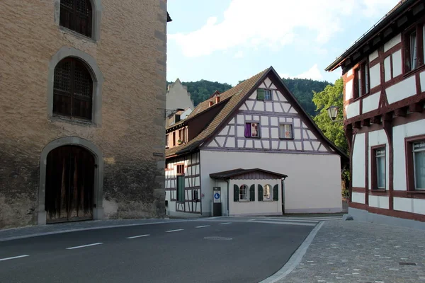 Hermosa Casa Stein Rhein Medieval Suiza —  Fotos de Stock