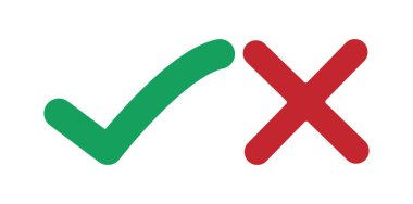 Onay işareti simgesi X Set