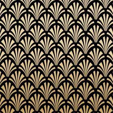 Geometrik Gatsby Sanat Deko Deseni Arkaplan Tasarımı