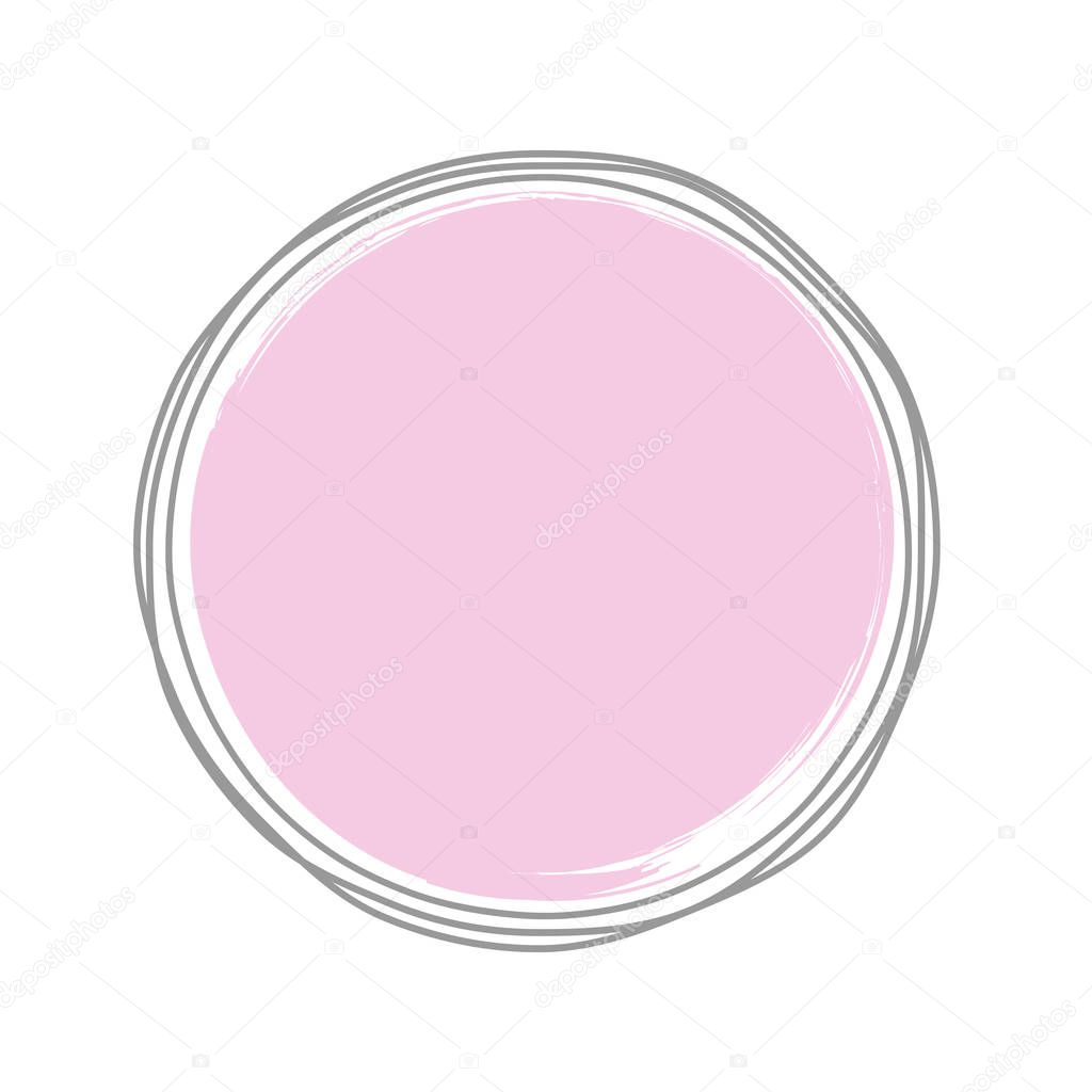 Feminine Circle Round Logo Template