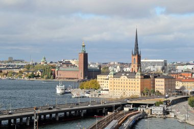 Görünüm Stockholm tarihi kent, İsveç