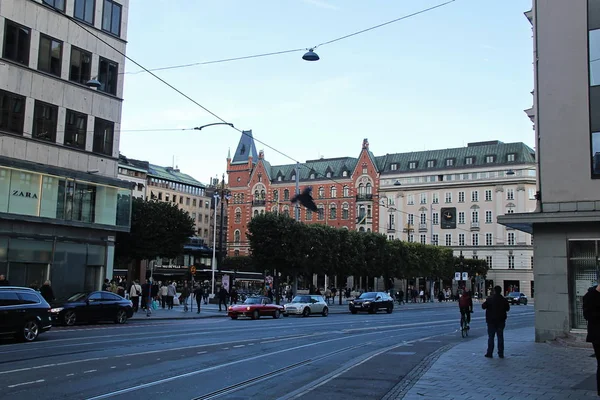 Stockholm Parlament Schweden 2018 Stadtstraße Stockholm Schweden — Stockfoto