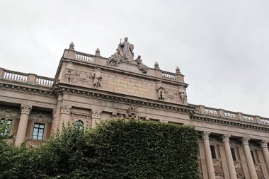 Stockholm İsveç Parlamentosu cephe