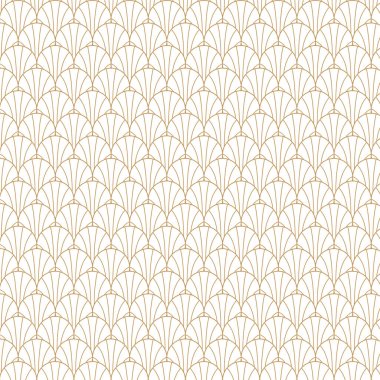 Geometrik Gatsby Sanat Deko Deseni Tasarımı