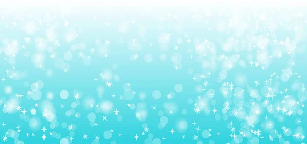 Teal or Light Blue Sparkle Vector Background Design — Stock Vector