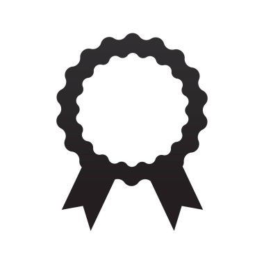 Boş Şerit Rozeti Simge Vektörü