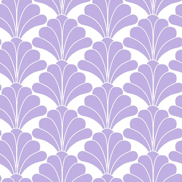 Art Deco Gatsby estilo Vintage Pastel púrpura flor floral Seamle — Vector de stock