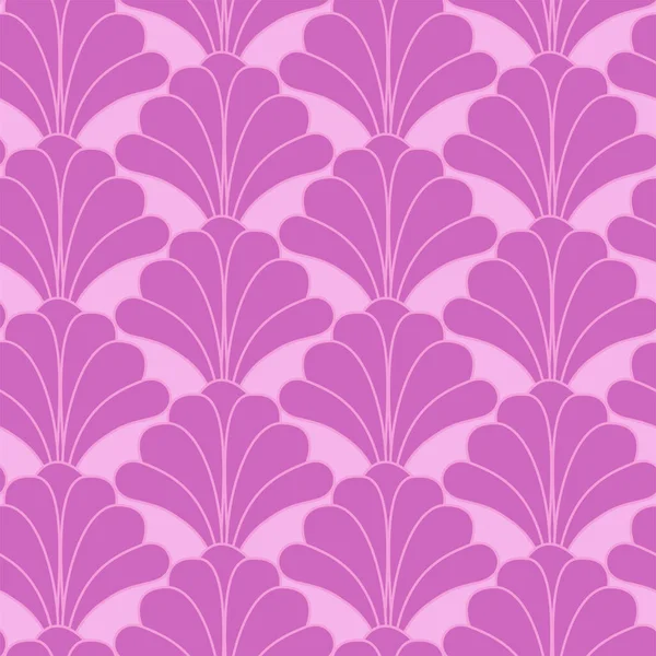 Art Deco Gatsby Estilo Rosa Floral Floral Padrão sem costura — Vetor de Stock