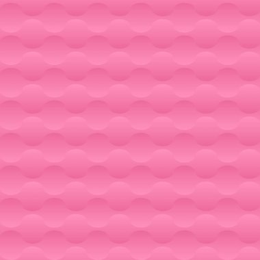 Pembe 3d Geometrik Dalga Deseni