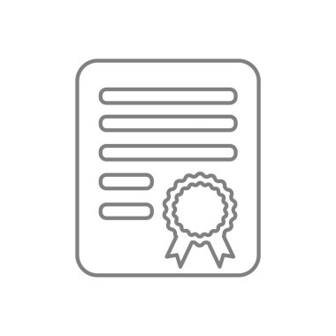 Sertifika Diploma Anahat Simgesi Yalıtılmış