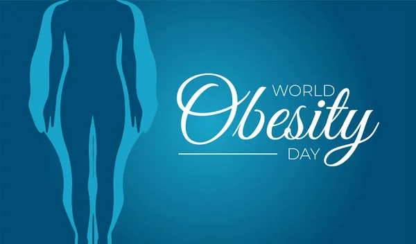 Dünya Obezite Günü Arka Plan İllüstrasyon 