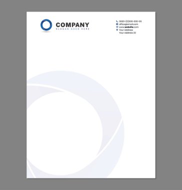 Yazdırma için boş antetli şablon