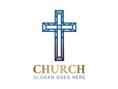 Cross 'lu Crhristian Kilisesi logosu 
