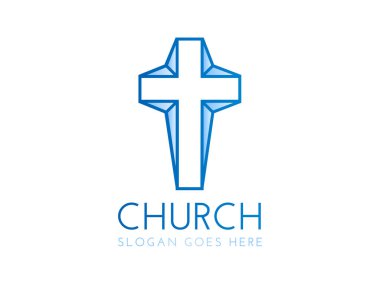 Cross 'lu Modern Kilise Logosu 