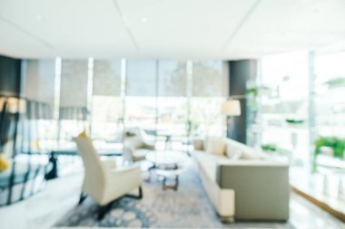 Soyut bulanıklık ve ufuk lobi ve arka plan için otel iç