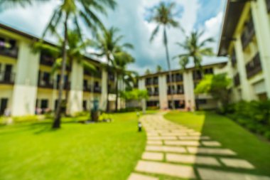 Soyut bulanıklık ve seyahat ve tatil için otel ve tatil arka plan defocused